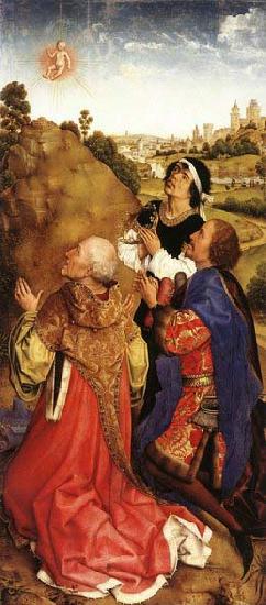 WEYDEN, Rogier van der Bladelin Triptych Germany oil painting art
